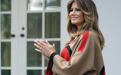 В сети обсуждают "битву нарядов" Мелании Трамп и Брижит Макрон