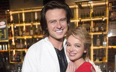 Шаляпин и Цымбалюк-Романовская полежали у церкви в Москве