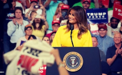 Мелания Трамп повторила модный наряд Кейт Миддлтон