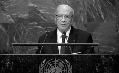 Умер президент Туниса