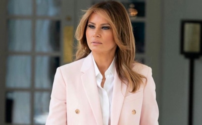 В наряде Мелании Трамп увидели тайные символы