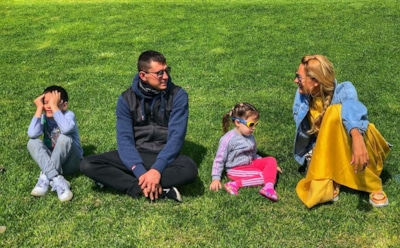 Агата Муцениеце поучаствовала в забеге с быками в Испании