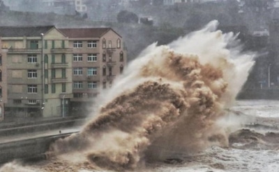 В Китае из-за тайфуна эвакуировали 1 млн жителей