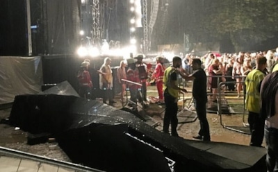 На рэп-концерте в Германии на зрителей обрушилась сцена