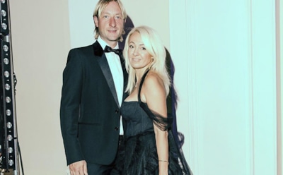 Яна Рудковская и Евгений Плющенко отмечают 10-летний юбилей свадьбы