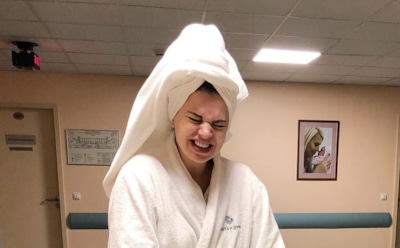 У Саши Артемовой началась бессонница и послеродовая депрессия