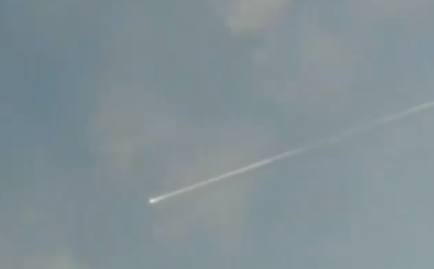 В Австралии сняли падение метеорита днем