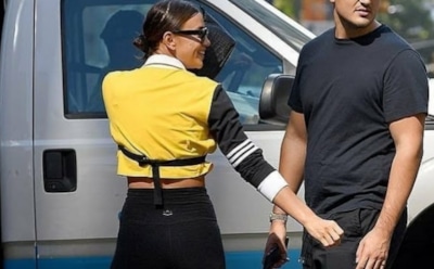 Ирину Шейк подловили флиртующей с британским фотографом