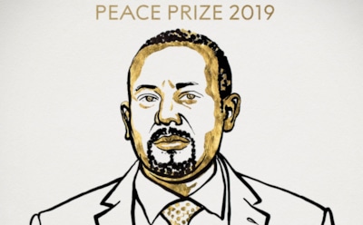 Эфиопский политик объявлен лауреатом Нобелевской премии мира