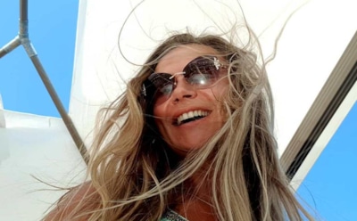 Мария Миронова засняла своего супруга на отдыхе в Греции