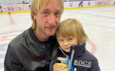 Сын Плющенко и Рудковской победил на соревнованиях по фигурному катанию