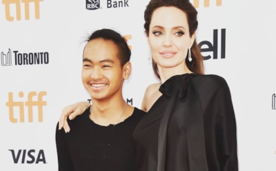 В Сети появилась неизвестная фотосессия Джоли с Мэддоксом