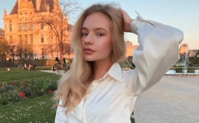 Лиза Пескова запустила в «Инстаграме» маску с усами отца-чиновника