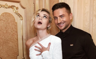 Лазарев пошалил с Гагариной на музыкальной премии в Москве