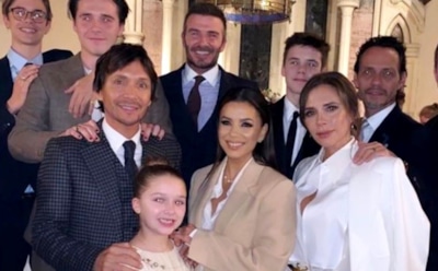 Дэвид и Виктория Бекхэм крестили младших детей