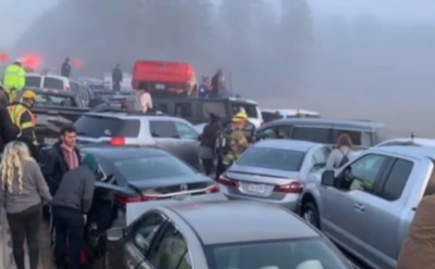 В США столкнулись 69 машин: более 50 пострадавших