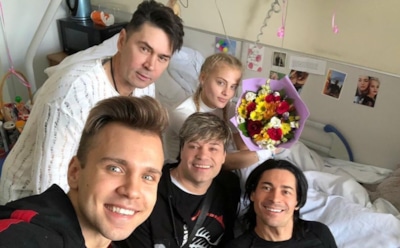 Группа «На-На» навестила Ксению Пунтус в больнице