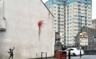 Вандалы испортили валентинку от Бэнкси в Бристоле