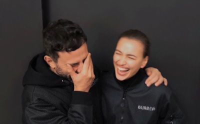 Ирина Шейк показала, как танцует тверк в окружении мужчин