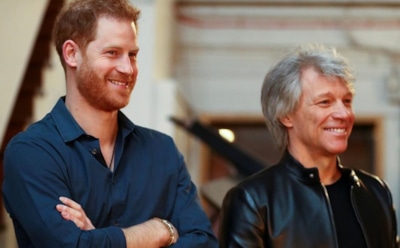 Принц Гарри записывает песню с Бон Джови