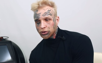 Сын Елены Яковлевой сделал на лице новые тату