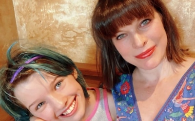 Милла Йовович похвасталась дочерью, написавшей русскую сказку