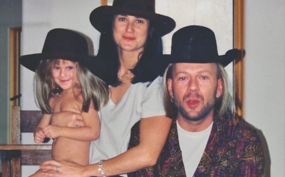 Пижамная вечеринка Деми Мур и Брюса Уиллиса покорила Сеть