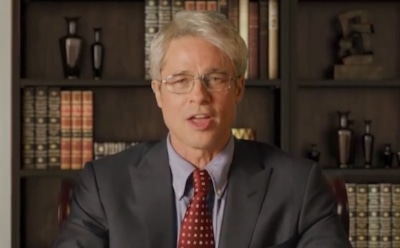 Брэд Питт в образе вирусолога пошутил над речью Трампа