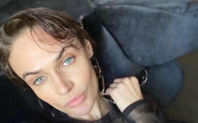 Водонаева показала отрывок фильма, где сыграла с Домогаровым и Полищук