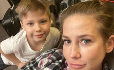 Барановская показала, как ее сын от Аршавина играет в футбол