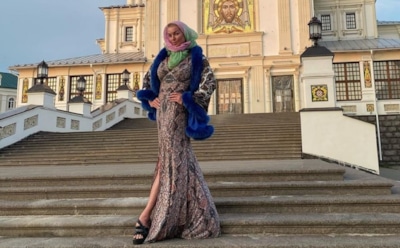 Волочкова посетила закрытый на карантин монастырь под Нижним Новгородом