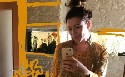 Алена Хмельницкая восхитила поклонников шпагатом