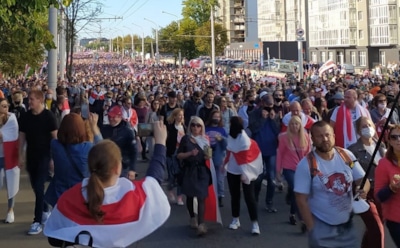 Протесты в Беларуси: ситуация на 21 сентября