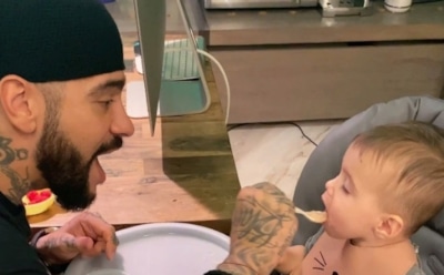 Тимати показал на видео, как его сын сделал первые шаги