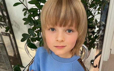 7-летний сын Рудковской мило поздравил брата с первым месяцем жизни