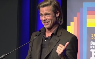 Питта заметили в доме Джоли после расставания с моделью