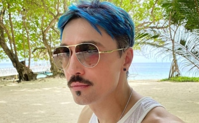 Дима Билан побрился налысо во время отпуска на Мальдивах