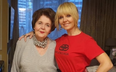 83-летняя мать Валерии впервые увидела правнучку