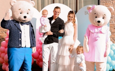 Тарасов и Костенко узнали пол будущего ребенка на гендерной вечеринке