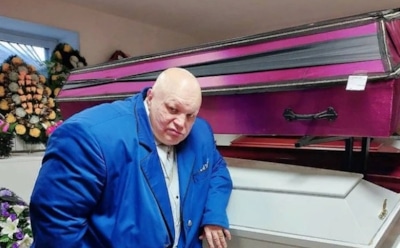 Стаса Барецкого задержали на репетиции «марафона с гробами»