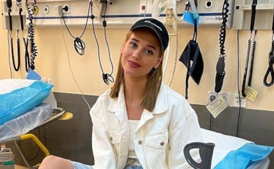 «Хрустнул весь организм»: Кристина Асмус упала с лестницы и оказалась в гипсе