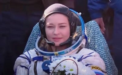 Юлия Пересильд вернулась на Землю из космоса