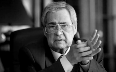 Амана Тулеева похоронили рядом с сыном Андреем