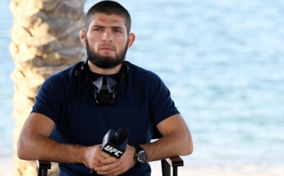 Хабиб Нурмагомедов встретил в ОАЭ своего кумира