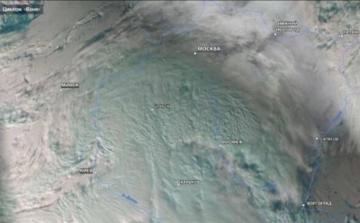 «Роскосмос» показал спутниковые снимки накрывшего Россию циклона «Ваня»