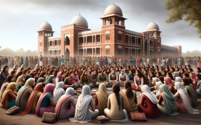 В Индии 500 студенток обвинили профессора в приставаниях