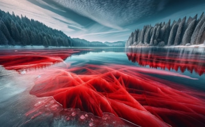 В Приморье ученые исследуют феномен «кровавого льда»