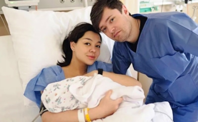 Марина Кравец родила второго ребенка