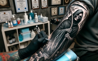 Татуировщикам без образования хотят запретить работать в России