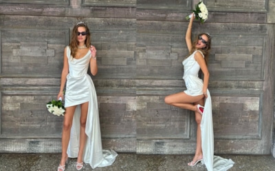 Голливудский сердцеед Вито Шнабель женился на модели с российскими корнями: черная икра, Трамп в гостях и другие подробности тайной свадьбы